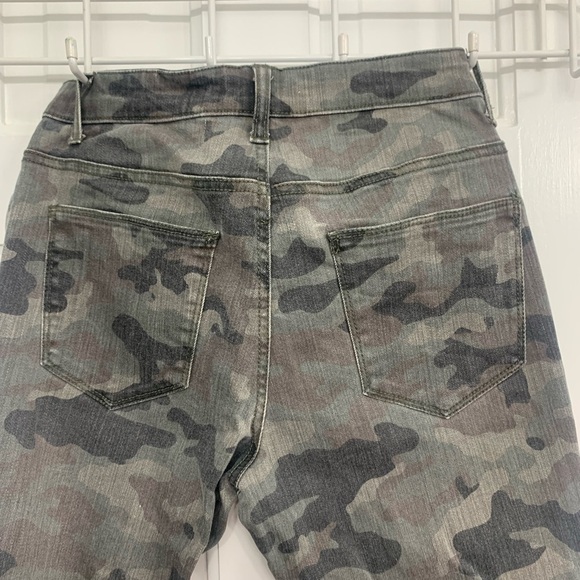 For the Republic Camo Skinny Denim Size 4 Grunge Boho 90’s Y2K Hippie - Picture 5 of 5